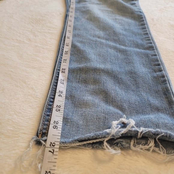 Old Navy 90s The Power Jean Perfect‎ Straight Ankle Bleached Leg Women's Size 8 - Picture 10 of 15